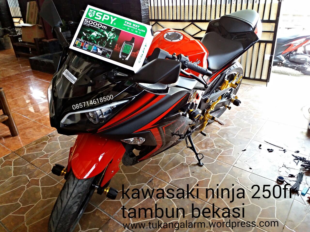 Alarm Motor Kawasaki Ninja 250 Fi Kawasaki Ninja 250 Mono All