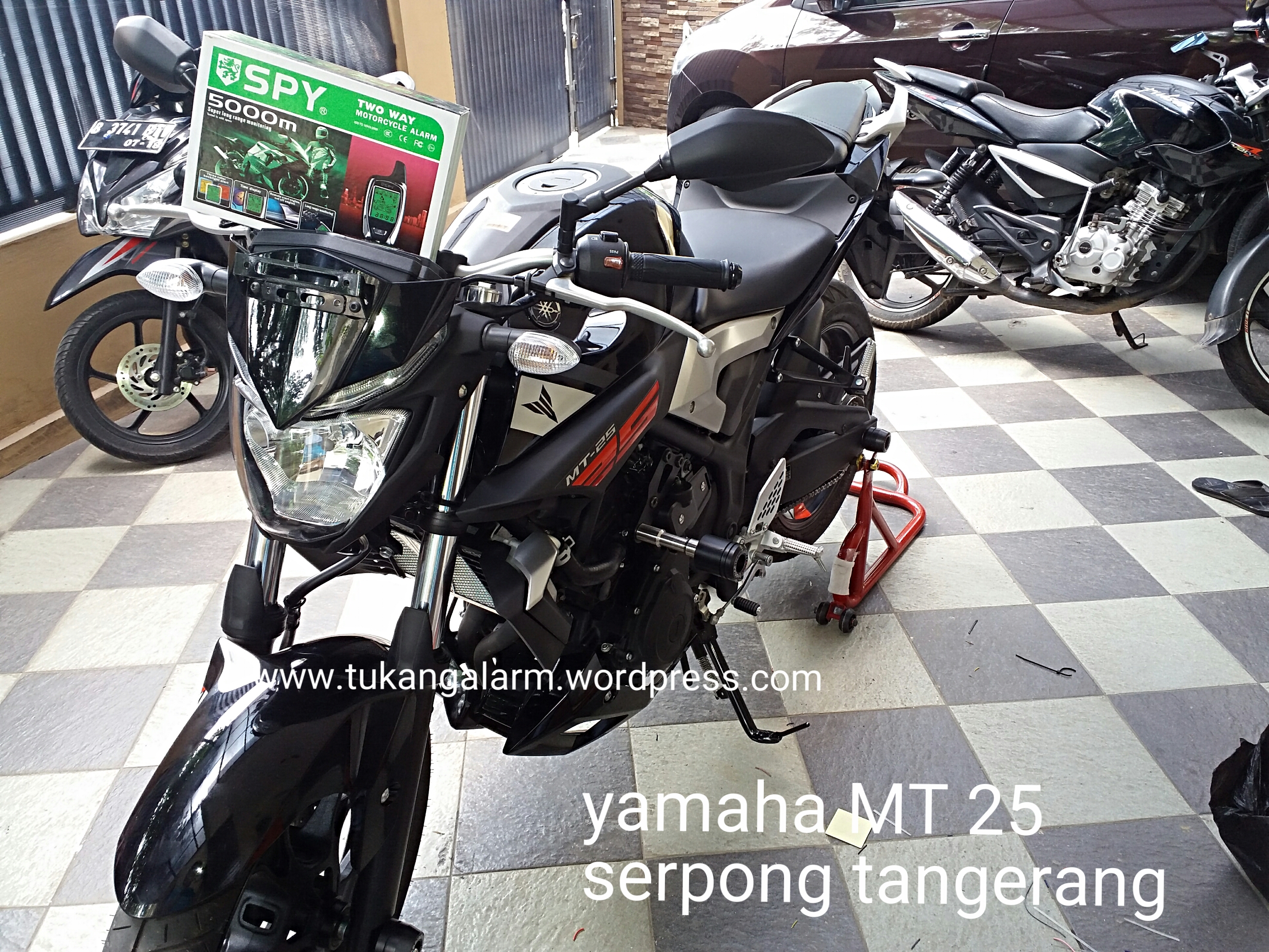 Alarm Motor Yamaha R25 Pemasangan Bisa Dipanggil Jabodetabek